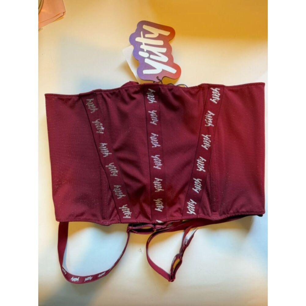 Yitty Spotlight Waist Shaper NWT Shimmered Merlot Large